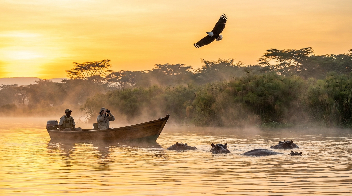 lake-naivasha-boat-safari-sunrise-hippos-kenya
